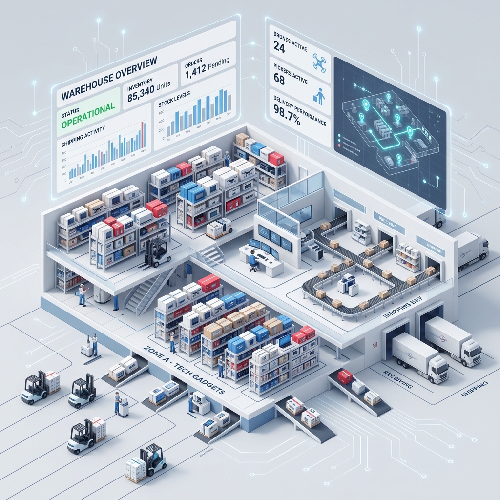 Dashboard Distribusi Ocean Space